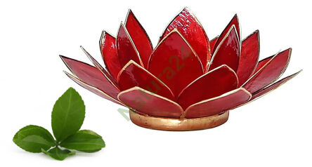 Květ lotosu - Zlatý svícen - Světlo čakry - 45% Sleva