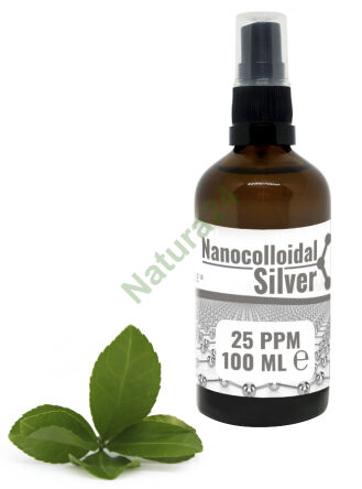 Stříbro - nanokoloid stříbra s rozprašovačem - 100 ml