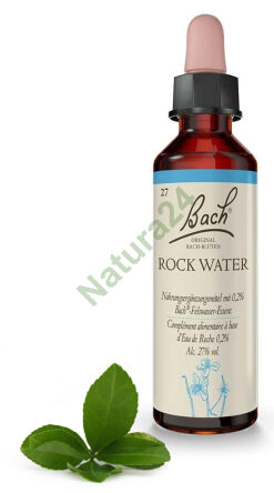 27. ROCK WATER / Pramenitá voda 20 ml Nelson Bach Original Flower Remedies deutsch