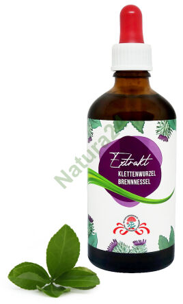 Výtažek (extrakt) z kopřivy a lopuchu 100ml