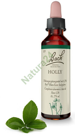 15. HOLLY / Cesmína ostrolistá 20 ml Nelson Bach Original Flower Remedies deutsch