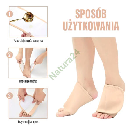 Sada na obklady s ricinovým olejem - 8 obkladů - 7