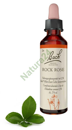 26. ROCK ROSE / Poslaneček chlupatý 20 ml Nelson Bach Original Flower Remedies deutsch
