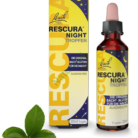 Bach RESCURA® Night/Sleep kapky bez alkoholu 10/20 ml - 2