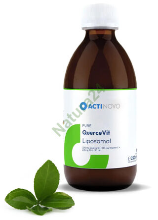 Liposomální QuerceVit 250 ml 230 mg kvercetinu + 80 mg vitamínu C + 2,6 mg zinku