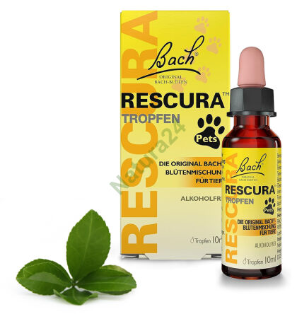 Bach RESCURA® pro zvířata v kapkách bez alkoholu 10 ml