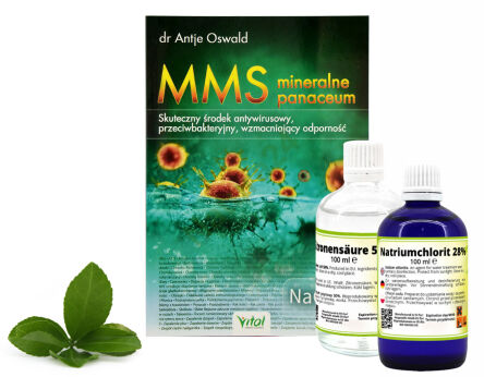 Sada Chlorid sodný 28 % + aktivátor + kniha - MMS minerální panacea