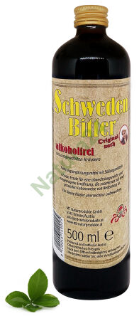 Bezalkoholové Originální švédské byliny - Extrakt Výtažek (Tinktura) 500ml