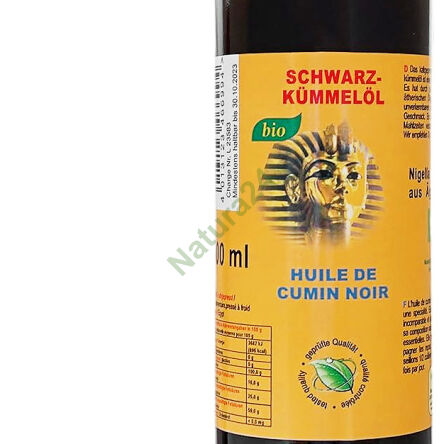 Egyptský originální olej z černého kmínu, černušky BIO NaturGut Omega 6 - 2