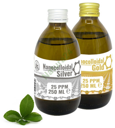 PROMO SET Stříbro + Zlato 25ppm 2x250ml
