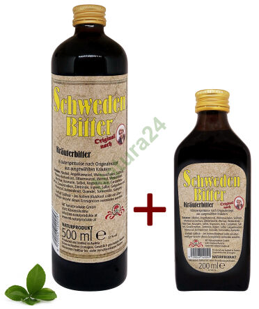 Alkoholová sada Originální švédské byliny Likér 500ml+200ml