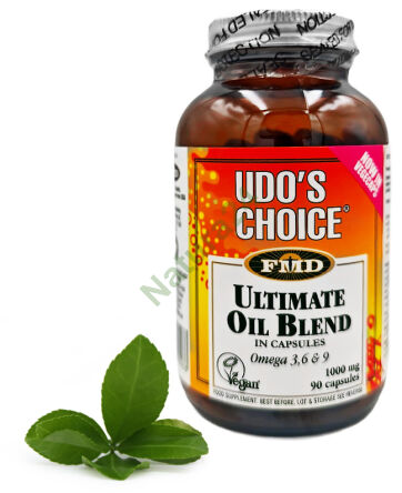 Udo’s Oil® – Omega 3+6+9 Blend – kapsle 90 kusů