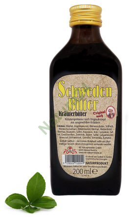 Alkoholové Originální švédské byliny - Extrakt Výtažek (Lihovina) 200ml