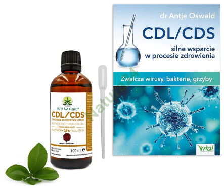 Sada CDL/CDS Roztok Chloridu Dioxidu 0,3% 100ml + Kniha CDL/CDS