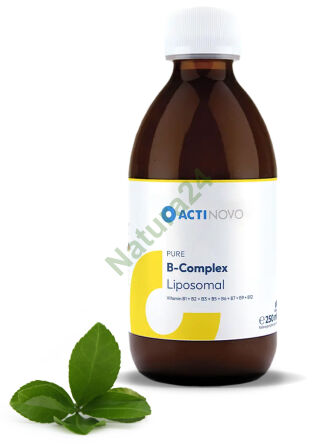 Liposomální Vitamín B Complex 250ml B1+ B2 + B3 + B5 + B6 + biotin + kyselina listová + B12