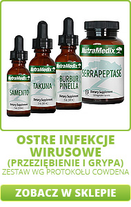 OSTRE INFEKCJE WIRUSOWE(przeziębienie i grypa) - zestaw wg protokołu Cowdena NUTRAMEDIX